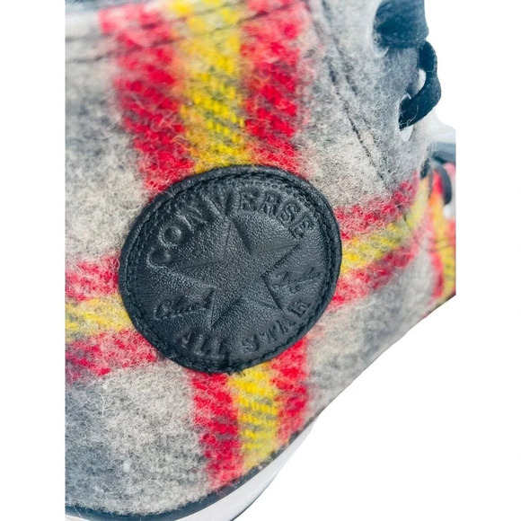 Converse X Woolrich Hi-Top Sneakers Chuck Taylor All Star Wool Size M 4.5 W 6.5 - Picture 9 of 16